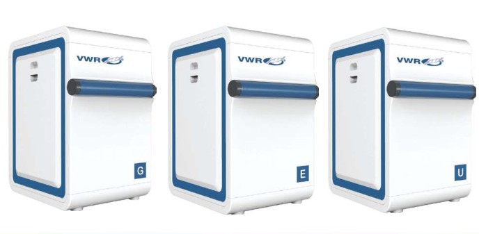 VWR Water Purification Systems U, G and E Series